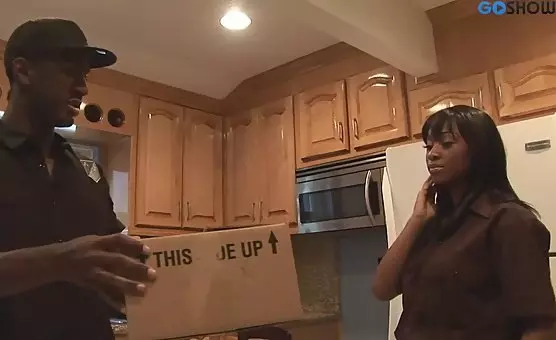 Ebony Beauty with Tasty Cunt and Passionate Fucking